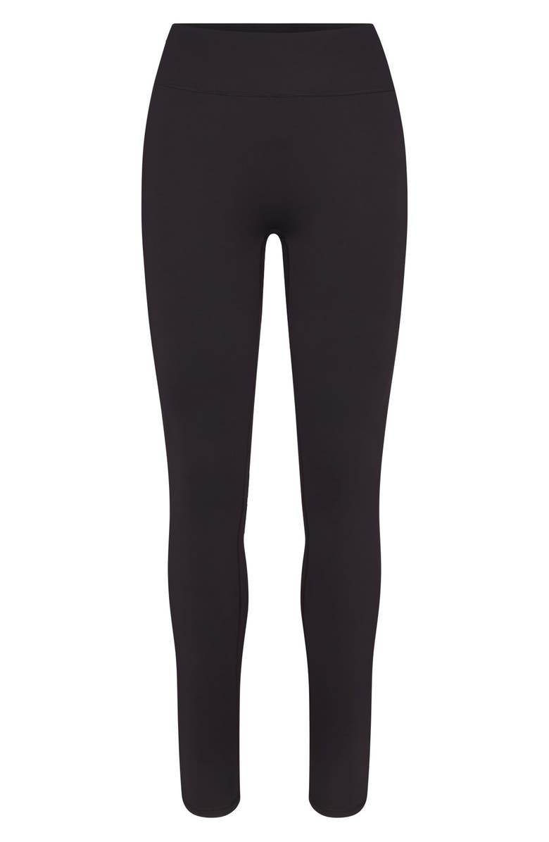 NikeSKIMS Matte High Waist Leggings, Alternate, color, Obsidian