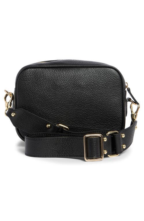Valentino By Mario Valentino Mia Rockstud Leather Camera Bag In Black