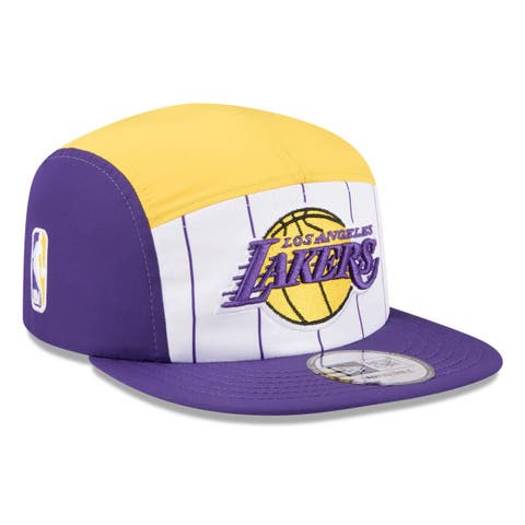Men's New Era  White/Purple Los Angeles Lakers 2025 NBA Tip Off Camper Adjustable Hat
