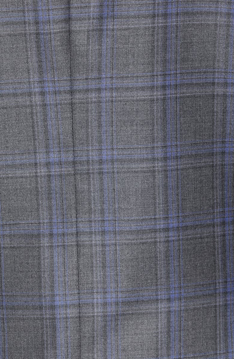 Peter Millar Classic Fit Grey Plaid Sport Coat, Alternate, color, 