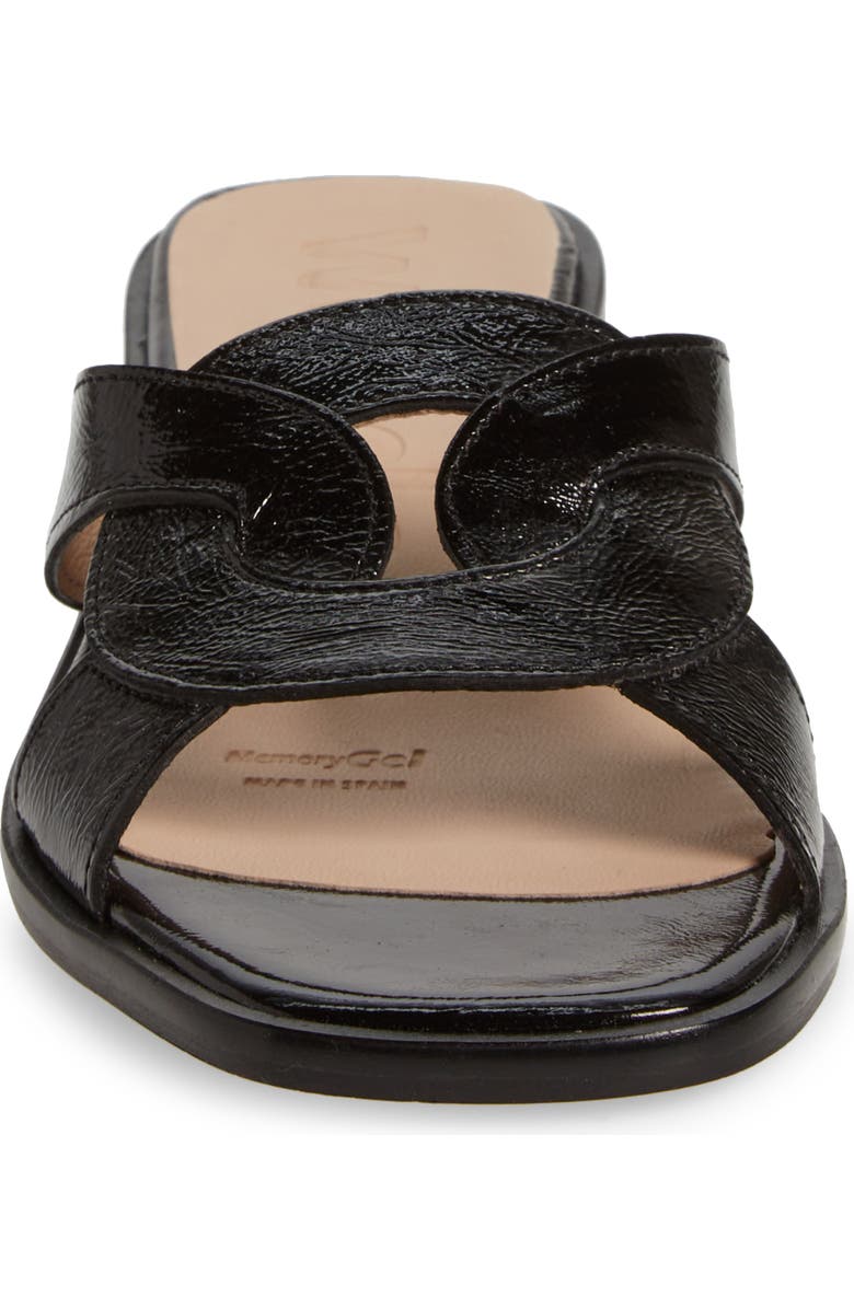 Wonders Leather Slide Sandal, Alternate, color,