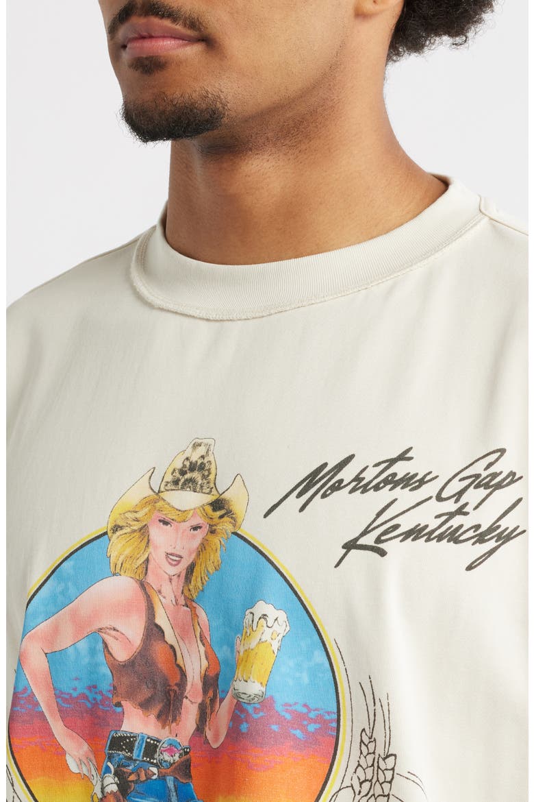 Pub Graphic T-Shirt, Alternate, color, ANTIQUE WHITE