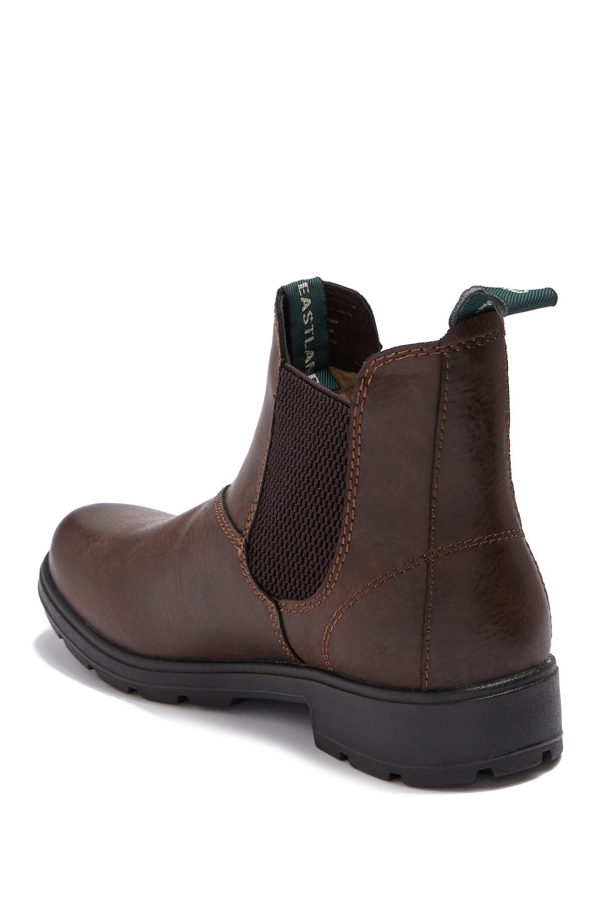 Baja Faux Shearling Lined Chelsea Boot, Alternate, color, BROWN