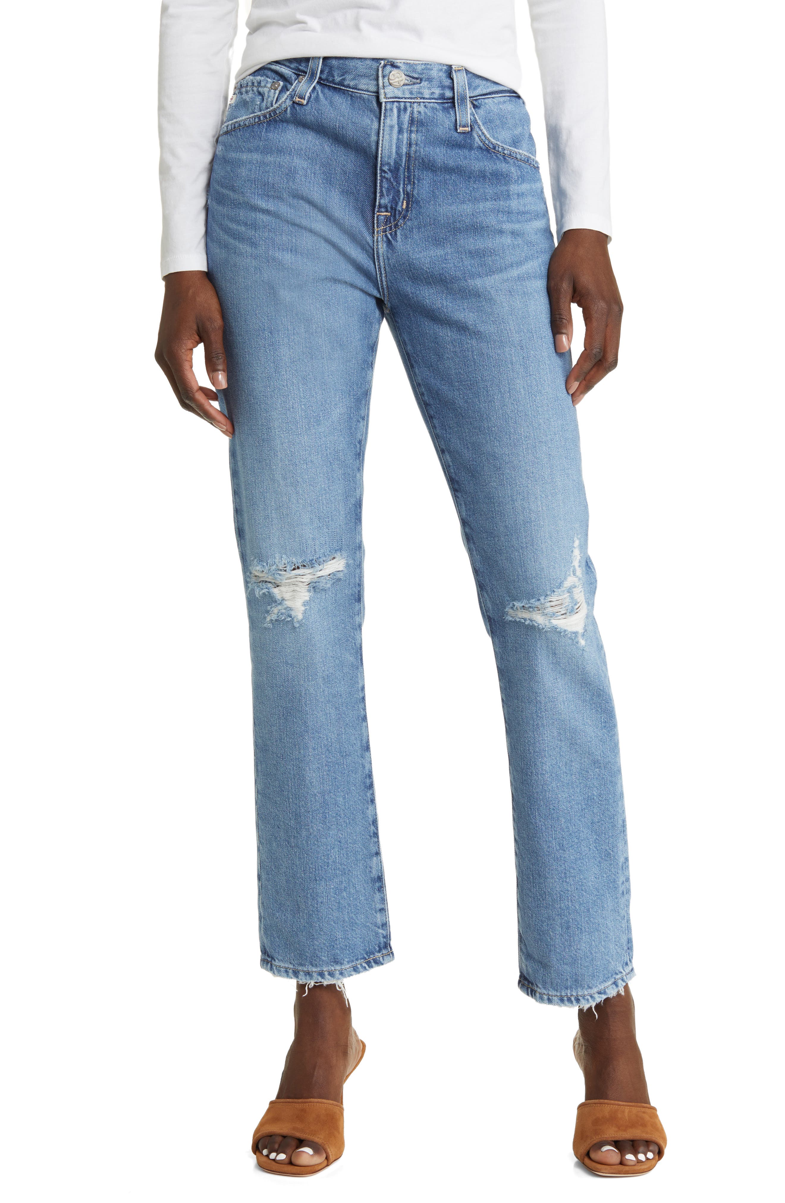 AG Ex-Boyfriend Ripped Jeans