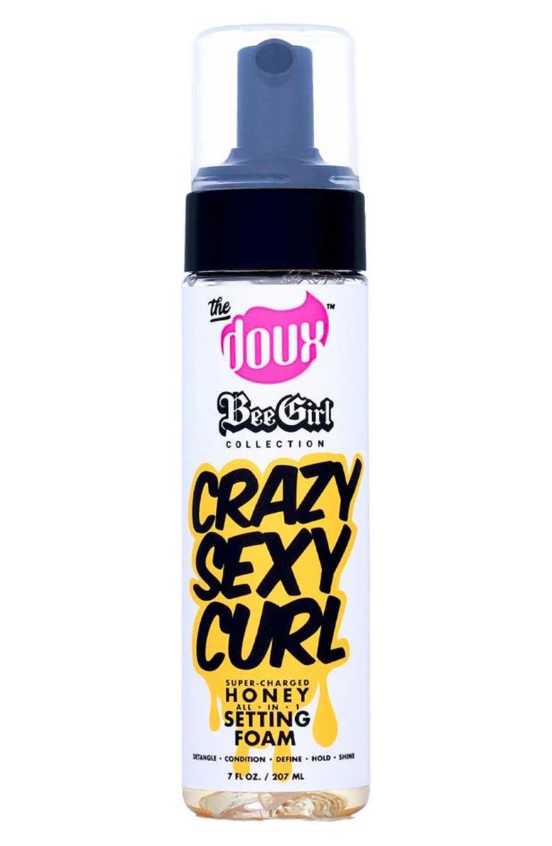 THE DOUX CrazySexyCurl Honey Setting Foam, Main, color, 