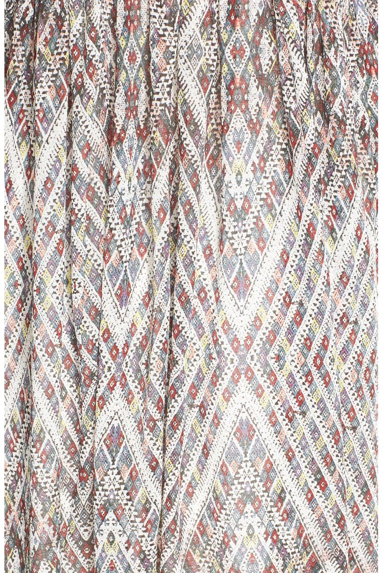 'Periscopes in the Sky' Babydoll Dress, Alternate, color, IVORY COMBO