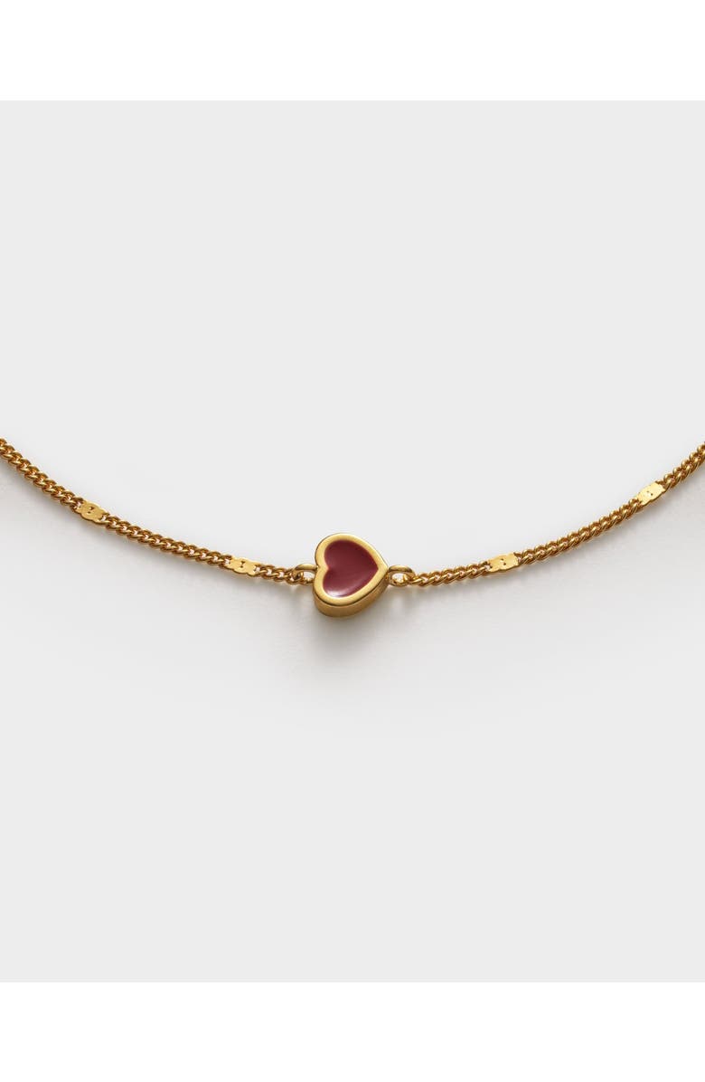 Katie Loxton Rouge Waterproof Gold Heart Bracelet, Alternate, color, Gold