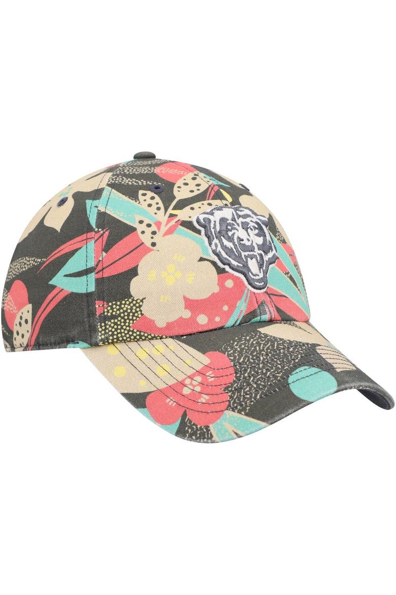 Women's '47 Chicago Bears Plumeria Clean Up Adjustable Hat, Alternate, color, Charcoal