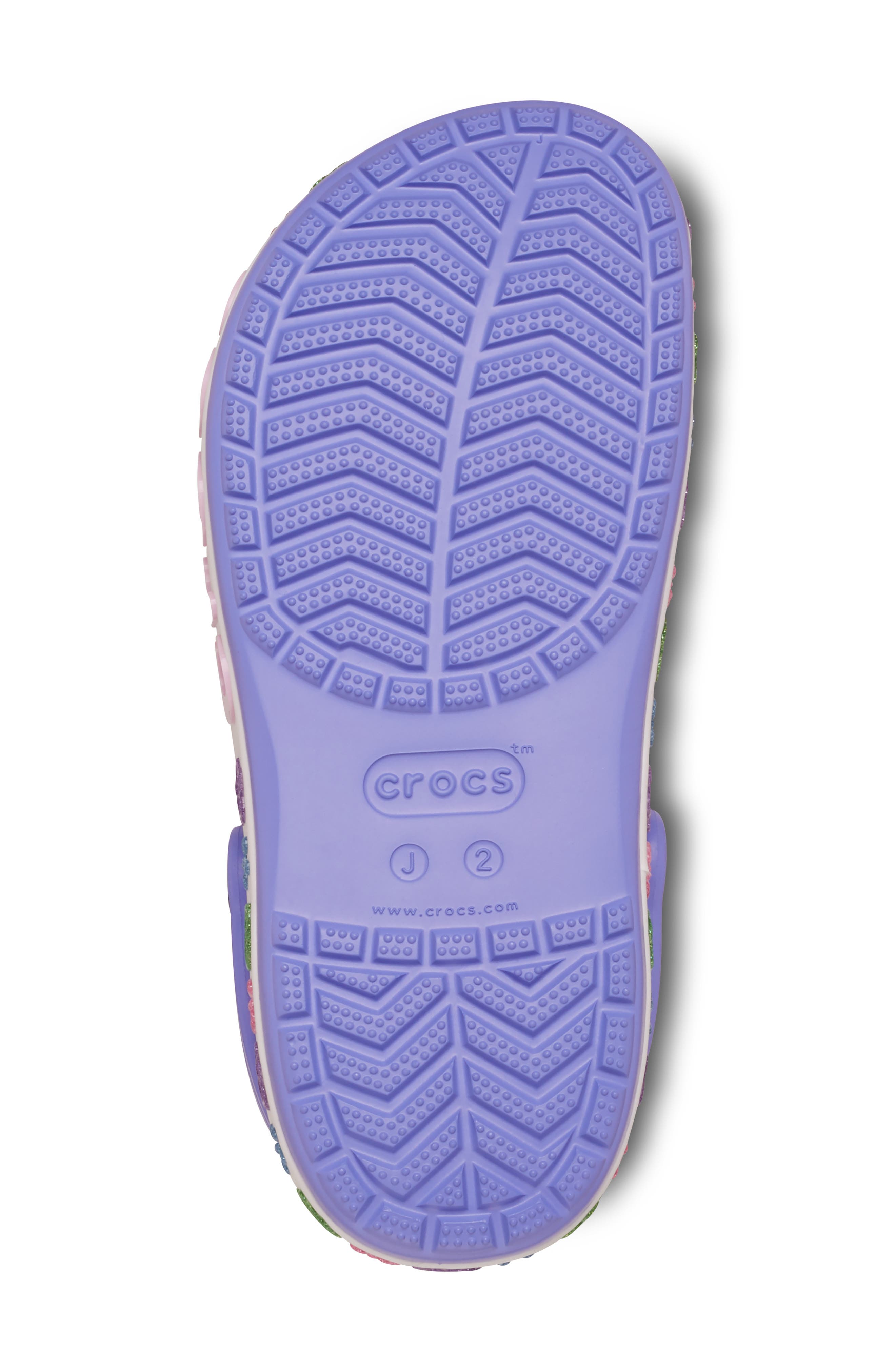 CROCS Kids' Bayaband Flower Clog, Alternate, color, Digital Violet