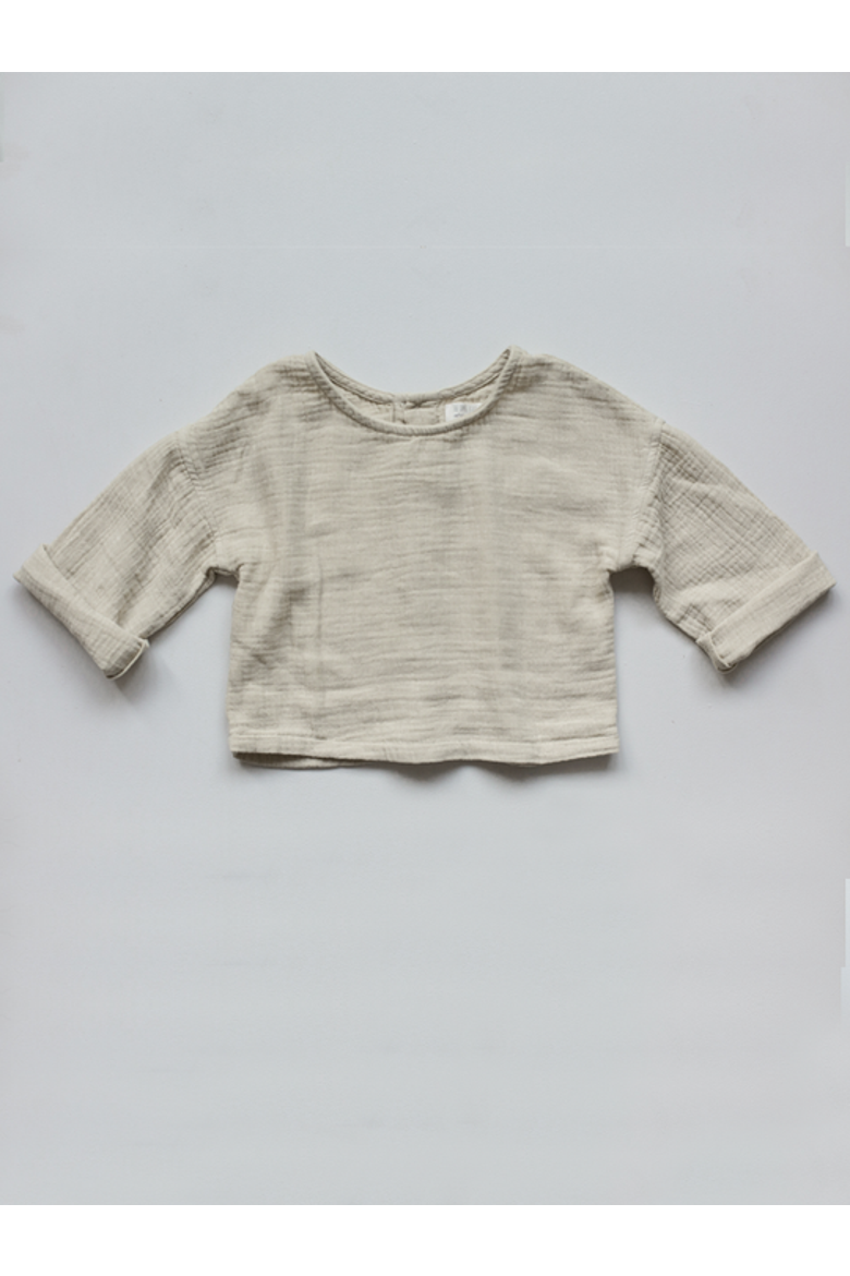 The Button Back Top Baby, Main, color, ecru
