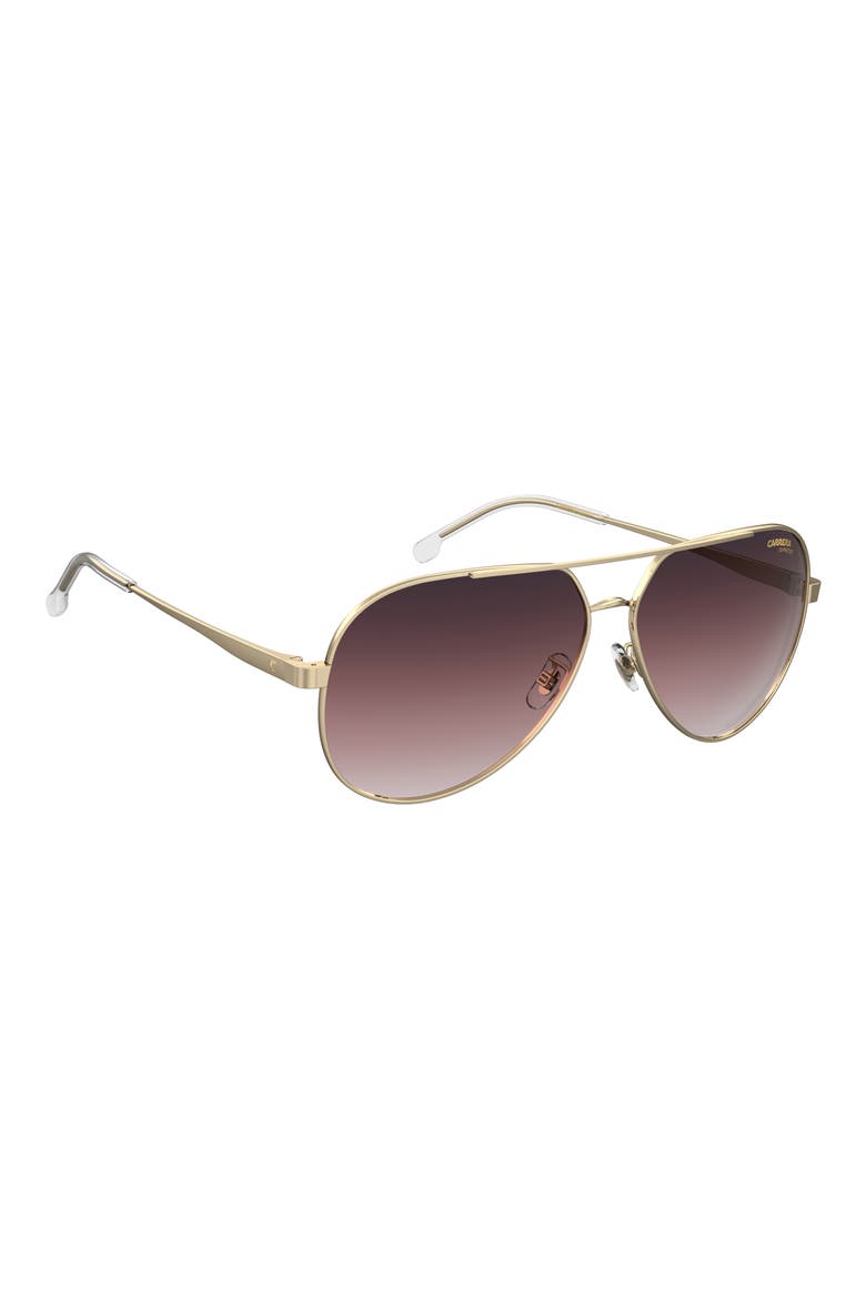 63mm Polarized Oversize Aviator Sunglasses, Alternate, color, 0NOA-UQ