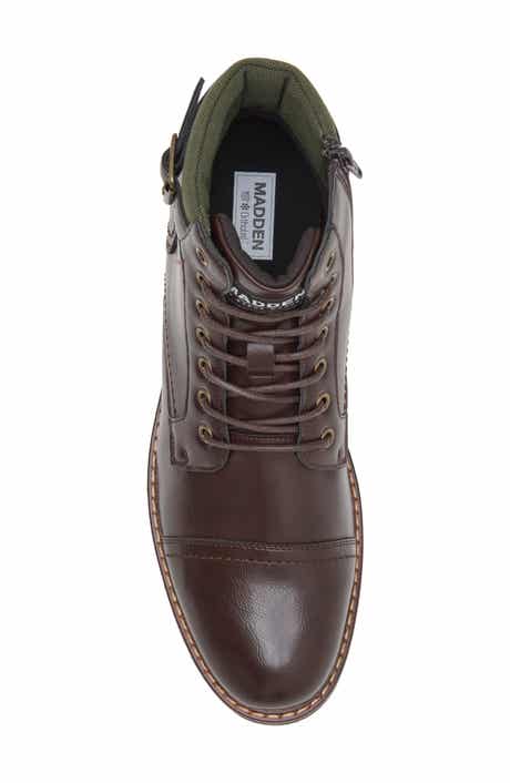 Mradikal Faux Leather Combat Boot