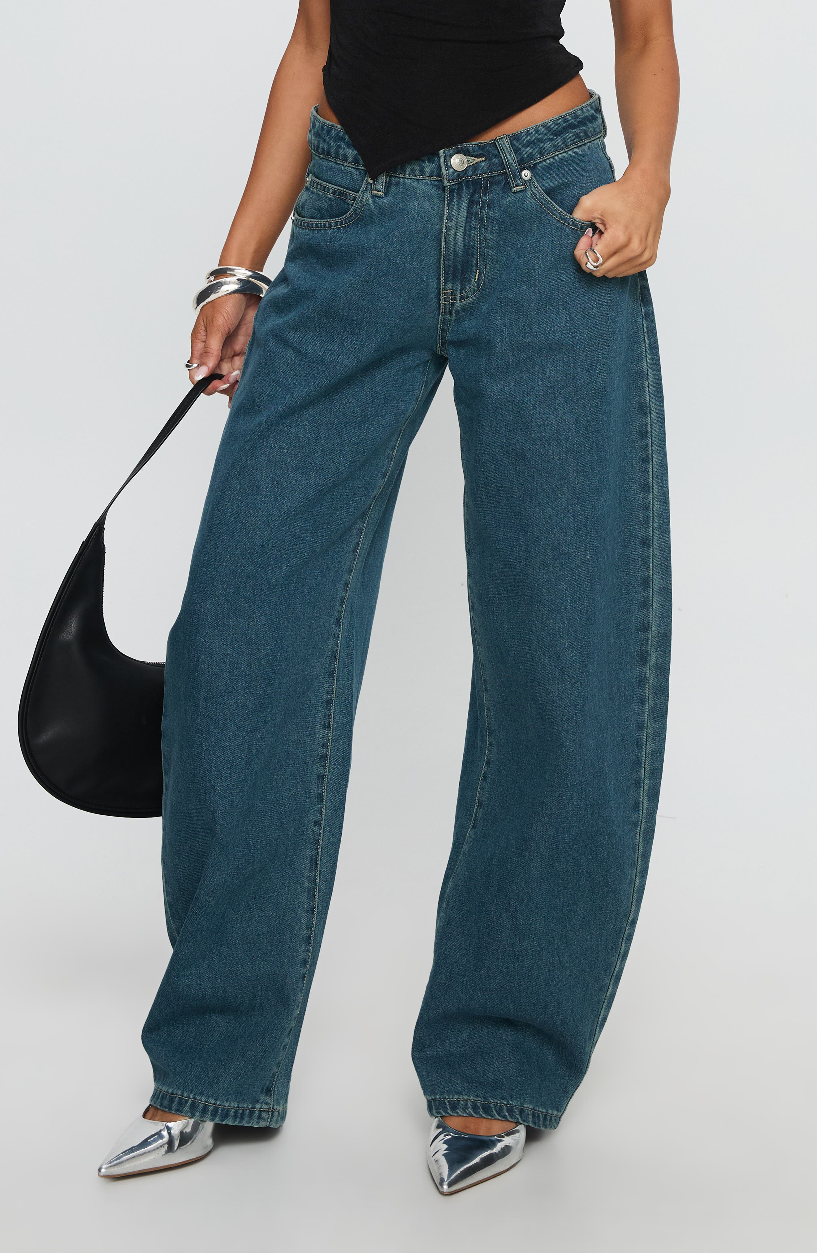 selected MID BLUE WASH