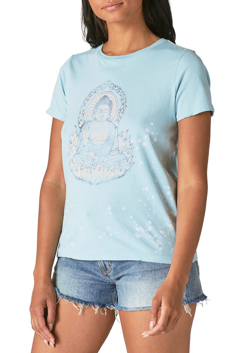 Lucky Brand Buddha Classic Crewneck Graphic Tee, Alternate, color, 