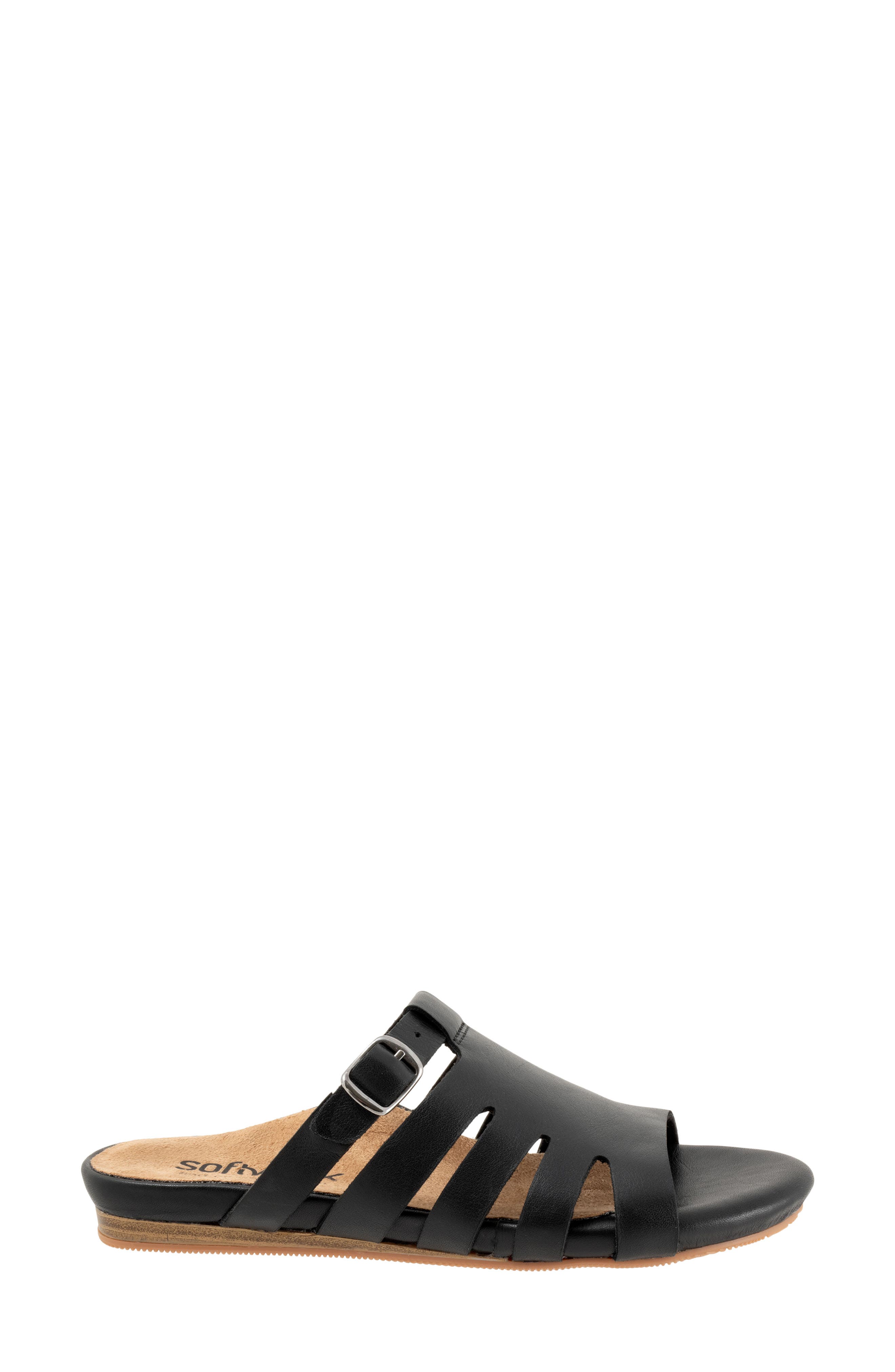 SoftWalk<sup>®</sup> Carolina Slide Sandal, Alternate, color, Black