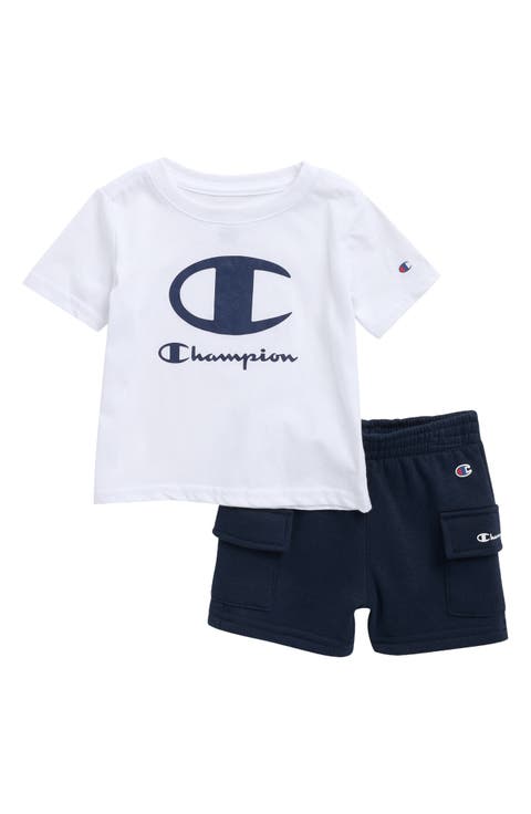 Logo T-Shirt & Cargo Shorts Set (Baby)