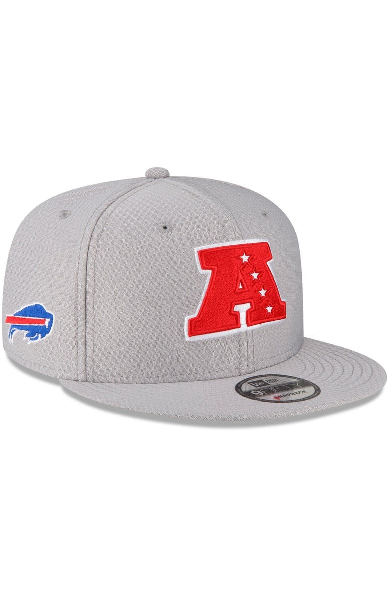 New Era Men's New Era Gray Buffalo Bills 2024 Pro Bowl 9FIFTY Adjustable Snapback Hat, Main, color, 