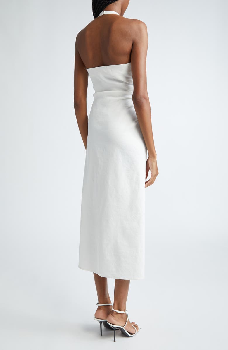 A.L.C. Sylvie Maxi Halter Dress, Alternate, color, White