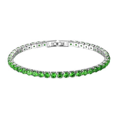 Round Cut Tennis Bracelet