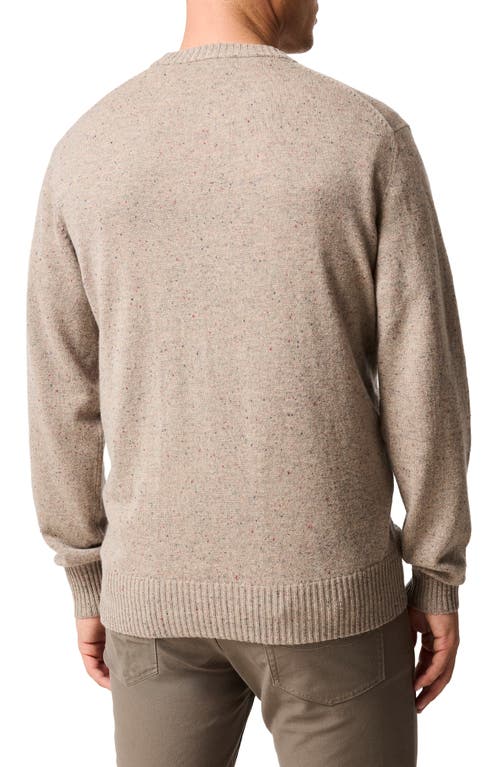 Rodd & Gunn Stewart Island Wool & Cahsmere Crewneck Sweater In Neutral