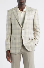 Canali Siena Regular Fit Silk & Cashmere Sport Coat