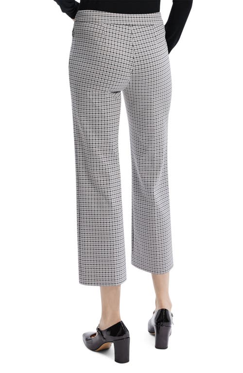 Theory Houndstooth Crop Pants In Cinder Multi