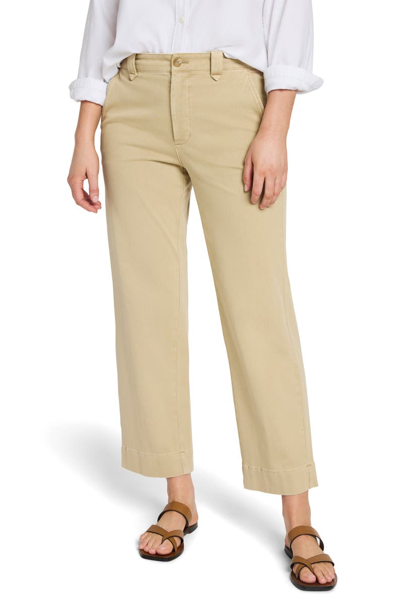 Faherty Coastline Ankle Organic Cotton Blend Chino Pants, Main, color, Khaki
