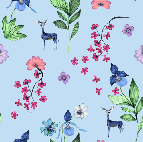 The Cat's Pajamas Voile Capri Set In Blue
