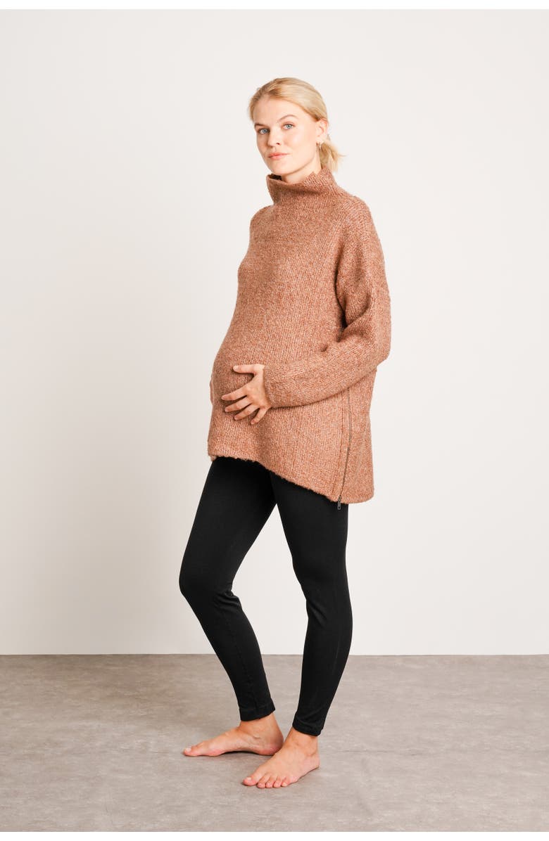 Nom Maternity Lia Maternity & Nursing Long Sleeve Sweater, Alternate, color, 