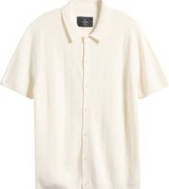 Reigning Champ Piazza Rib Cotton & Linen Full Button Cardigan