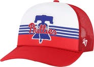 '47 Men's '47 Red Philadelphia Phillies Lift Off Foam Front Mesh Trucker Adjustable Hat