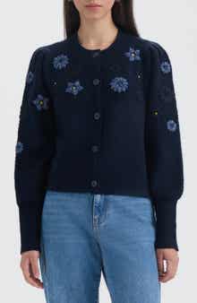 NVLT Flower Embroidered Cardigan