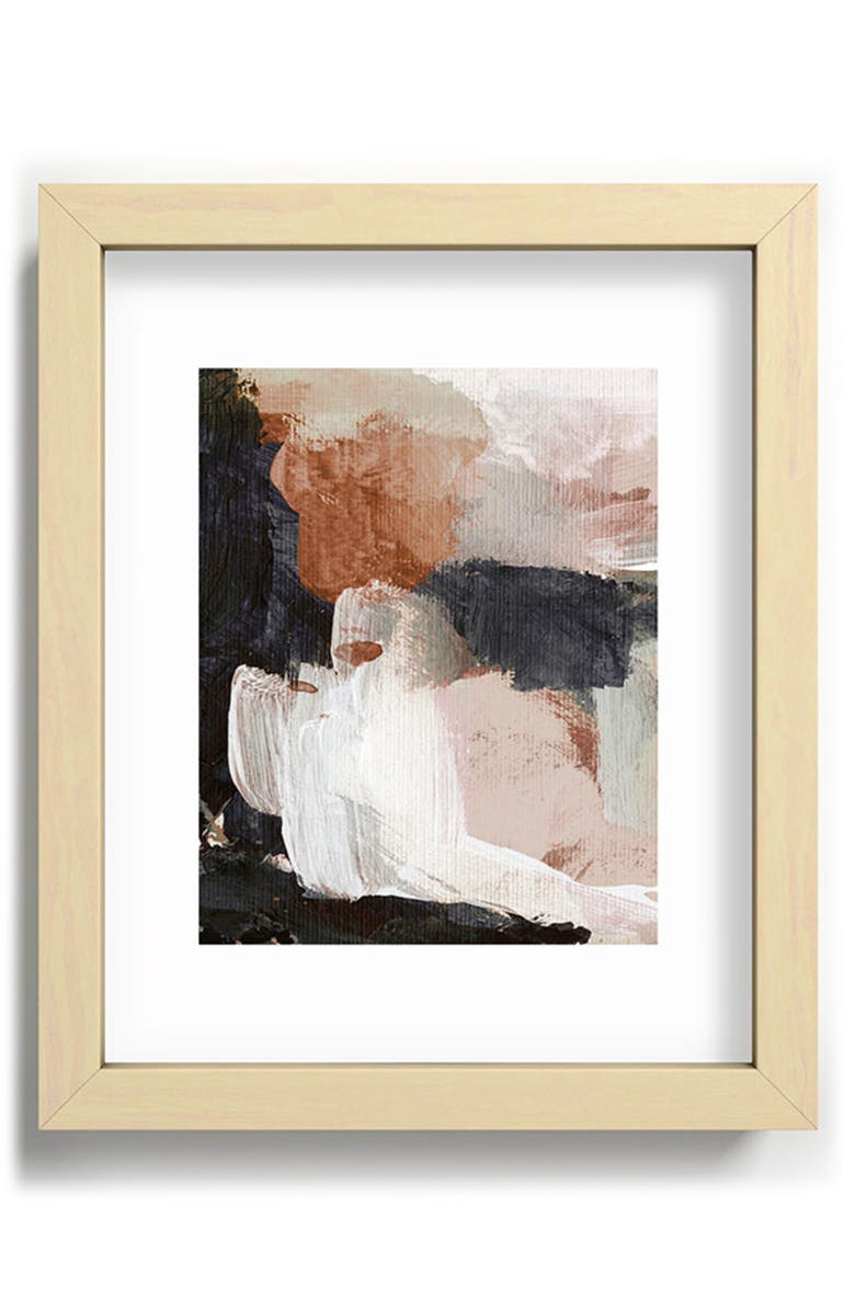 Deny Designs Earthly Abstract Framed Art Print, Alternate, color,