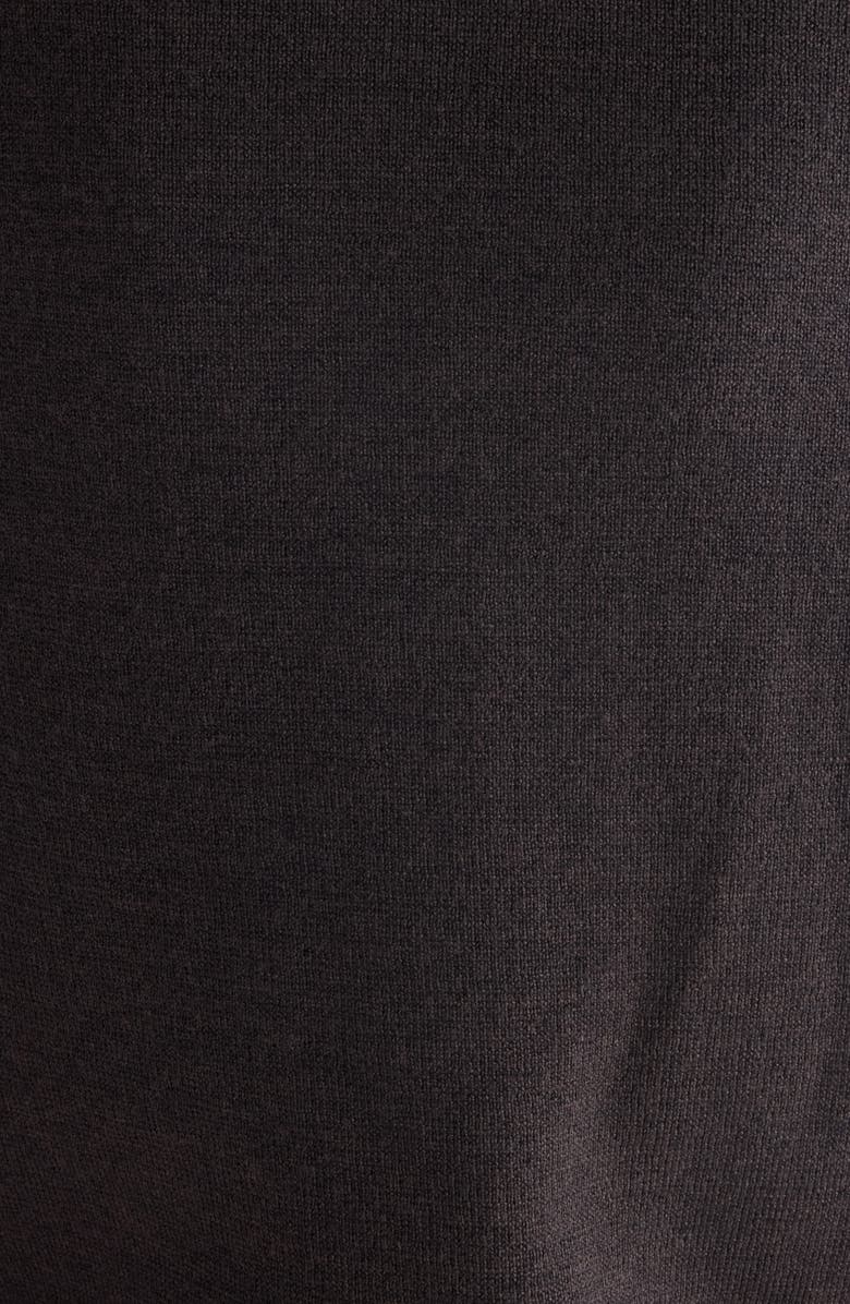 Acne Studios Prelayered Wool Cardigan, Alternate, color, Dark Brown