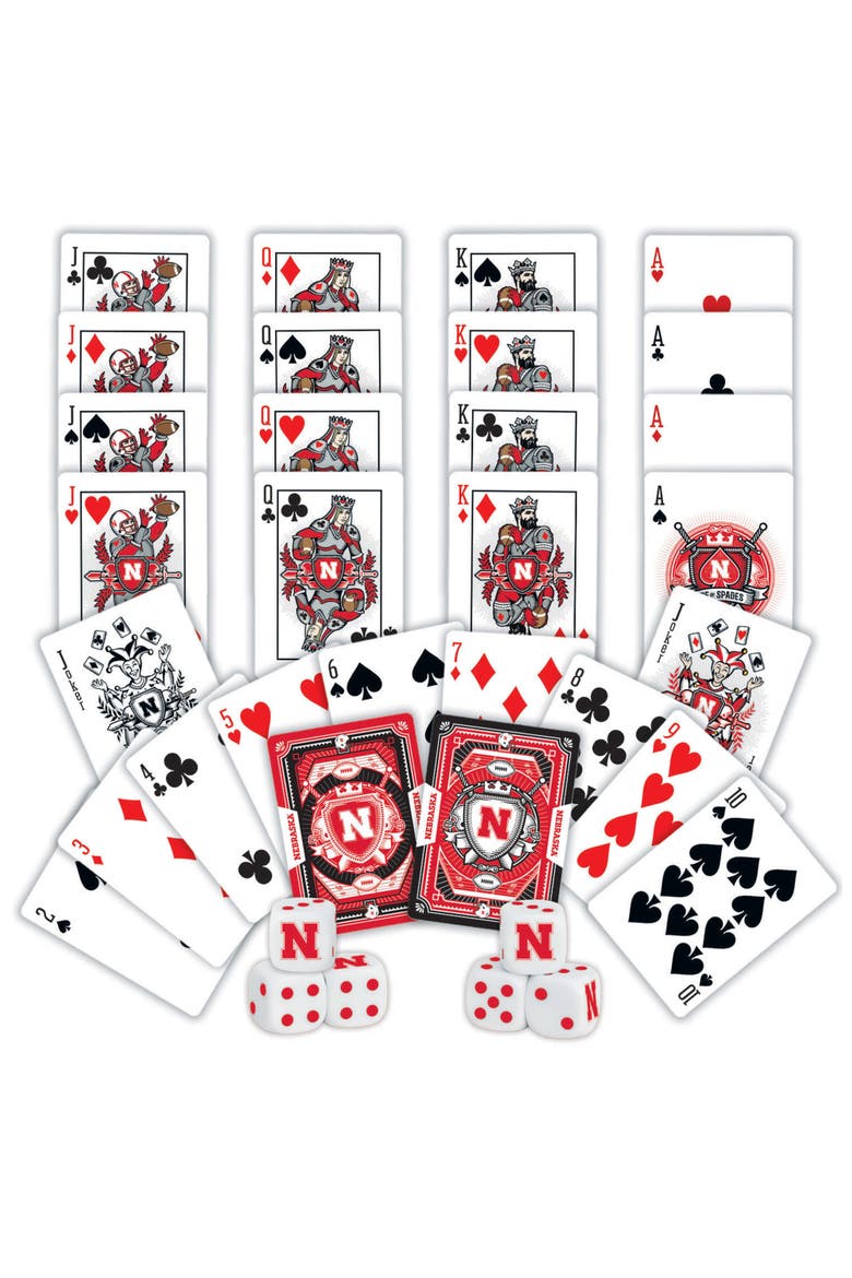 Nebraska Playing Cards & Dice, Alternate, color, Multicolor