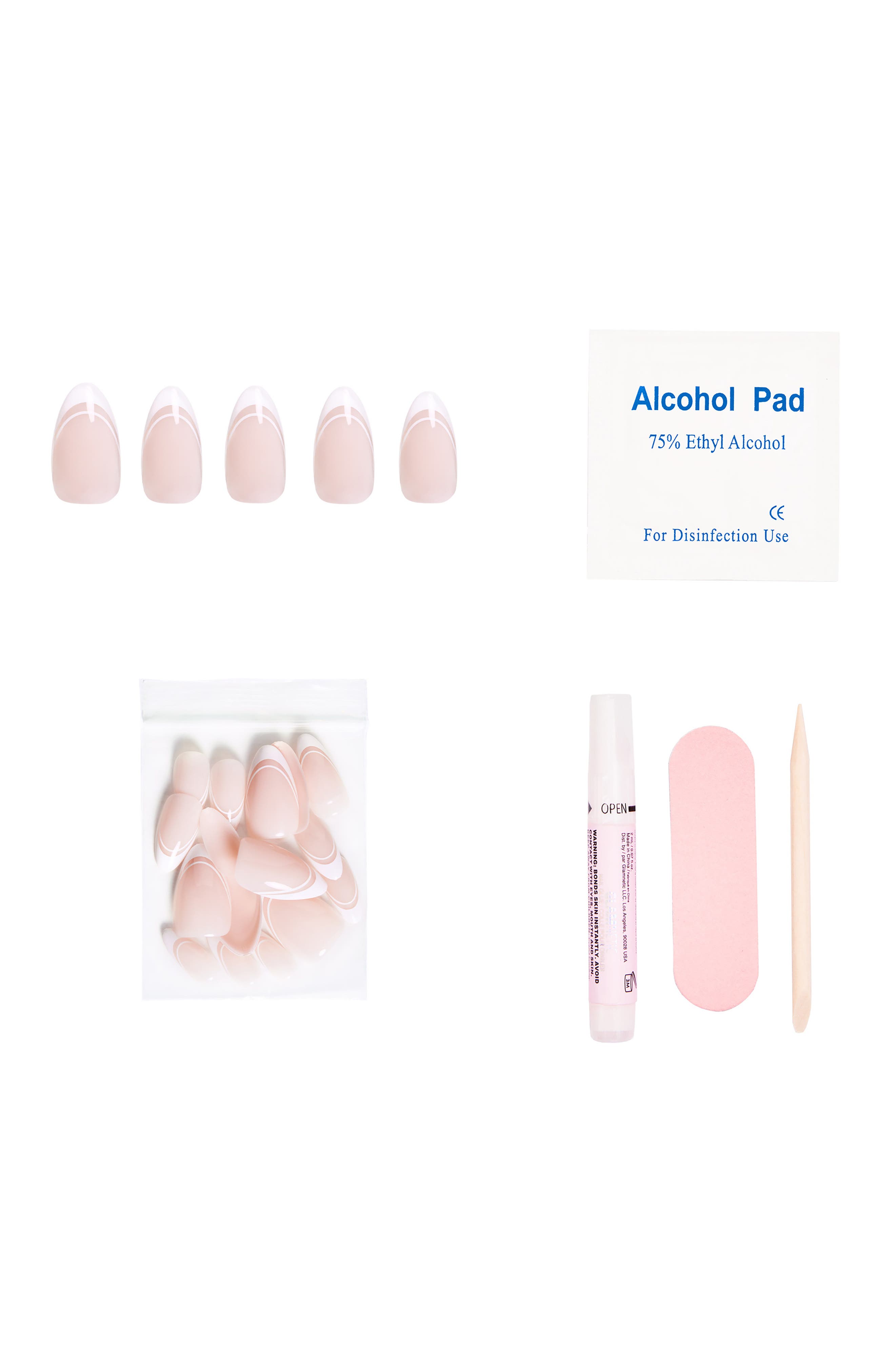 GLAMNETIC Almond Press-On Nails in Paris