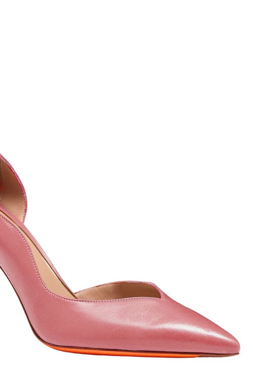 Santoni Leather High-heel Pump In Pink