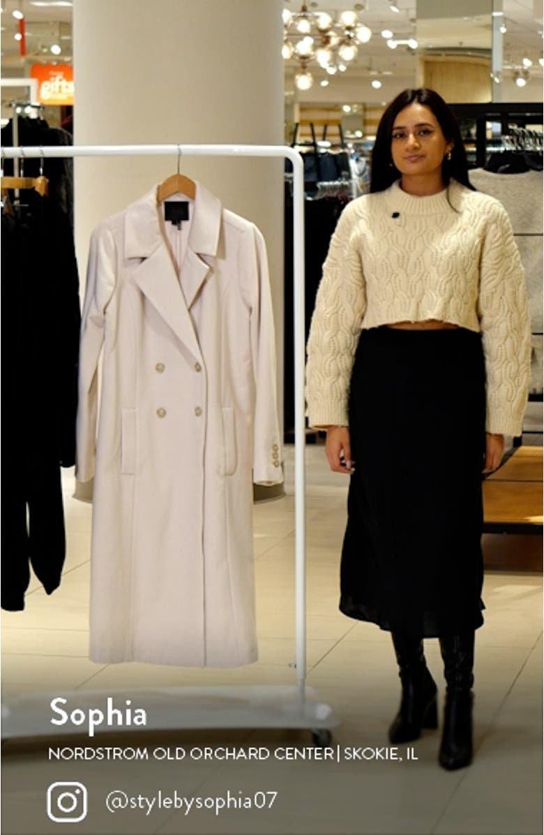 Katryna Double Breasted Coat, sales video thumbnail