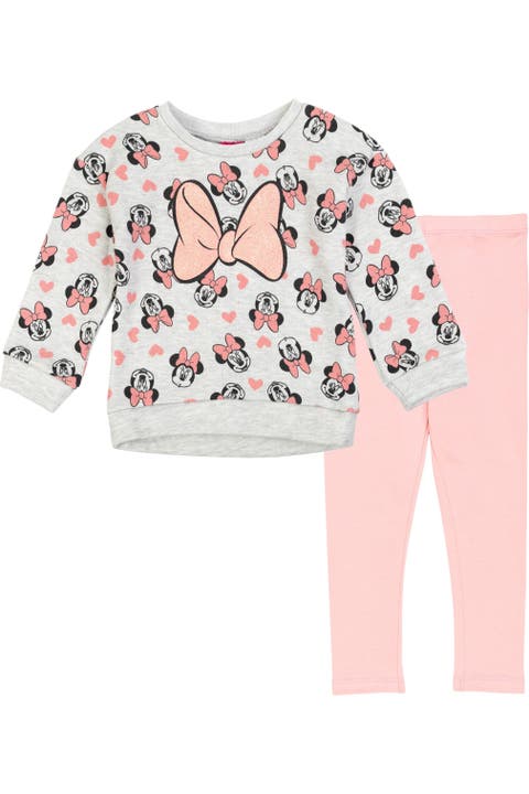 Minnie Mouse Fleece Sweatshirt and Tulle Leggings Set