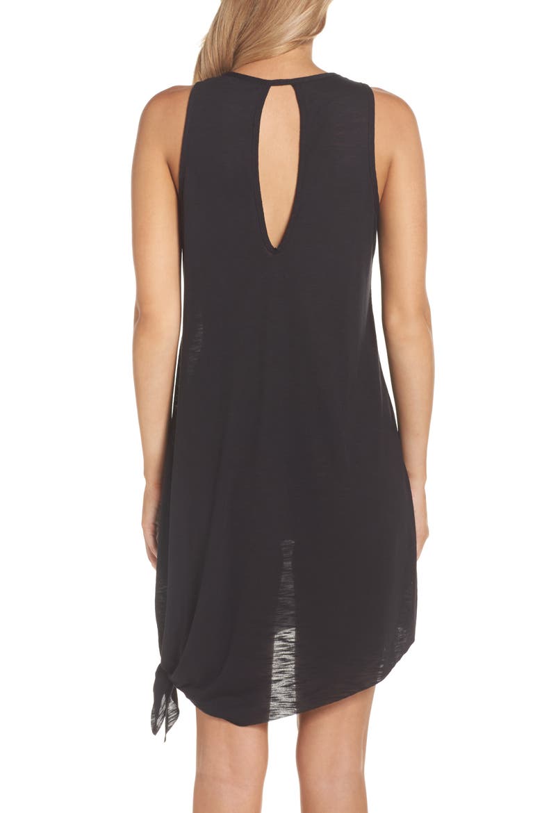 Breezy Basics Cover-Up Dress (Nordstrom Exclusive), Alternate, color, BLACKDNU