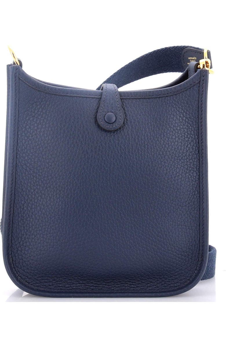 Pre-Owned Hermes Evelyne Bag Gen III Clemence TPM, Alternate, color, Bleu Navy