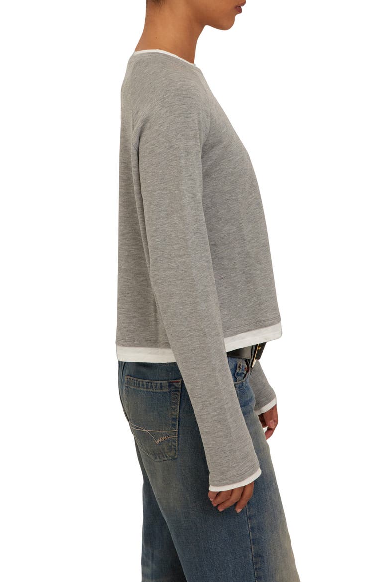 West Coast Raglan Long Sleeve Tee, Alternate, color, HTGREY
