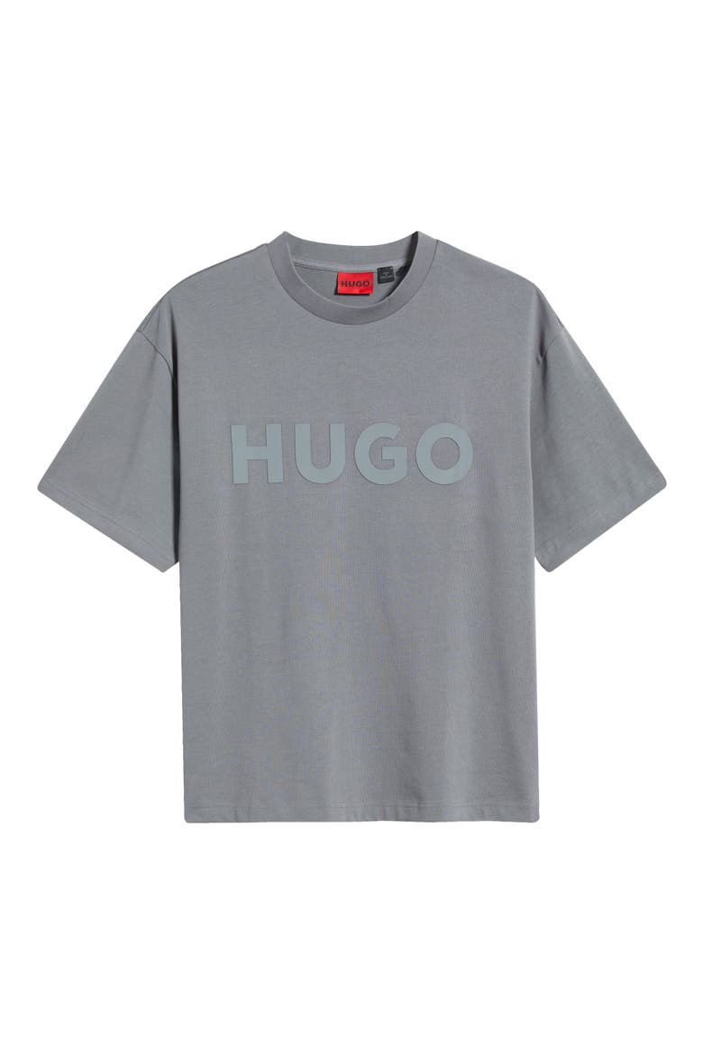 Logo Cotton Graphic T-Shirt, Alternate, color, OPEN GREY