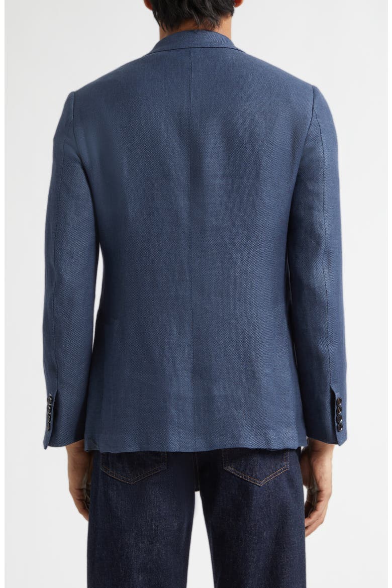 Fairway Crossover Linen Blend Sport Coat, Alternate, color, DARK BLUE