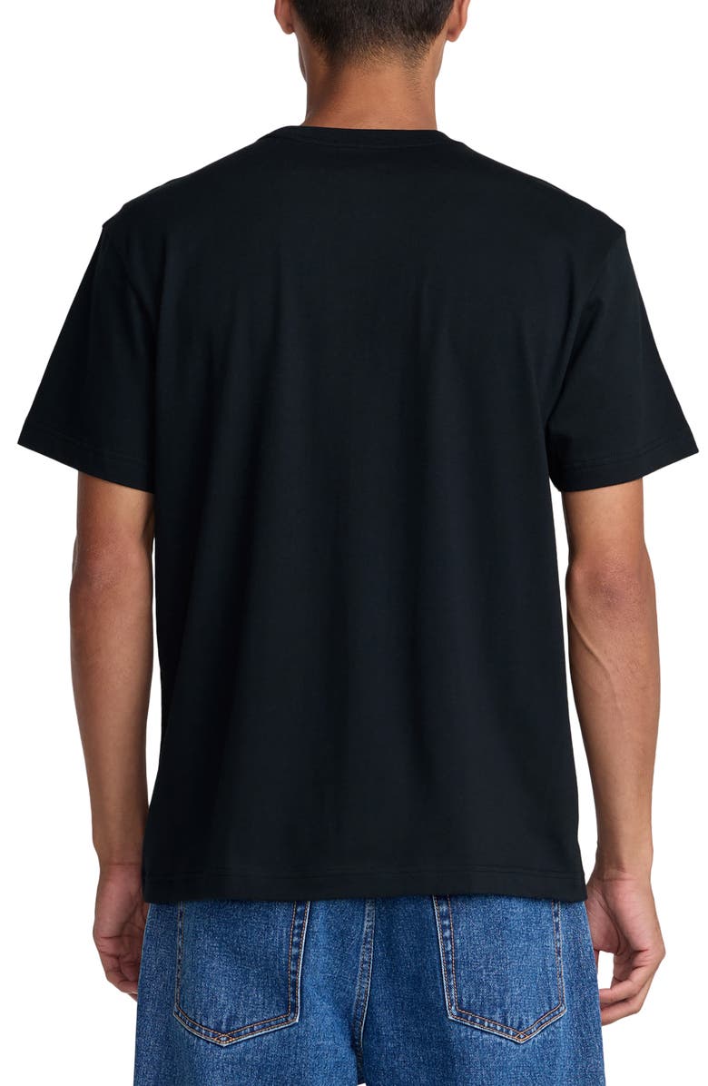 RVCA Spanky Fuego Cotton Graphic T-Shirt, Alternate, color, Black