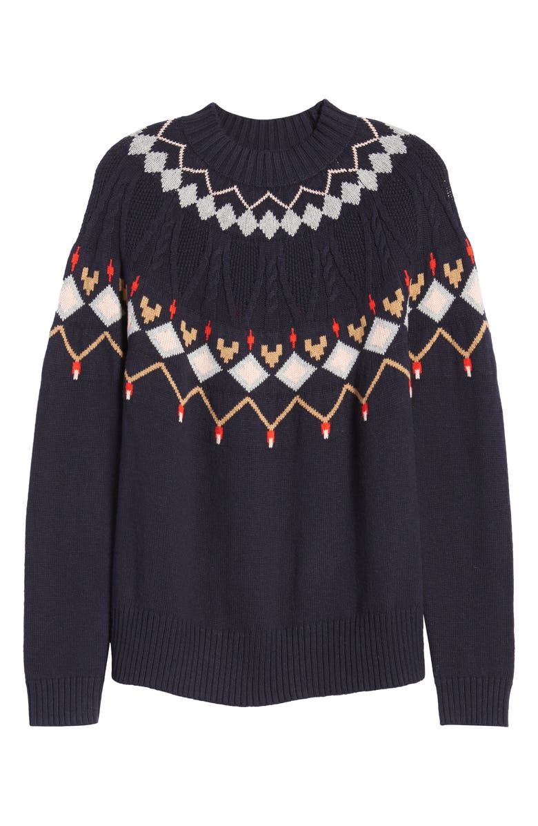 1901 Fair Isle Crewneck Sweater, Alternate, color,