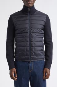 Moncler Maglia Mixed Media Cardigan