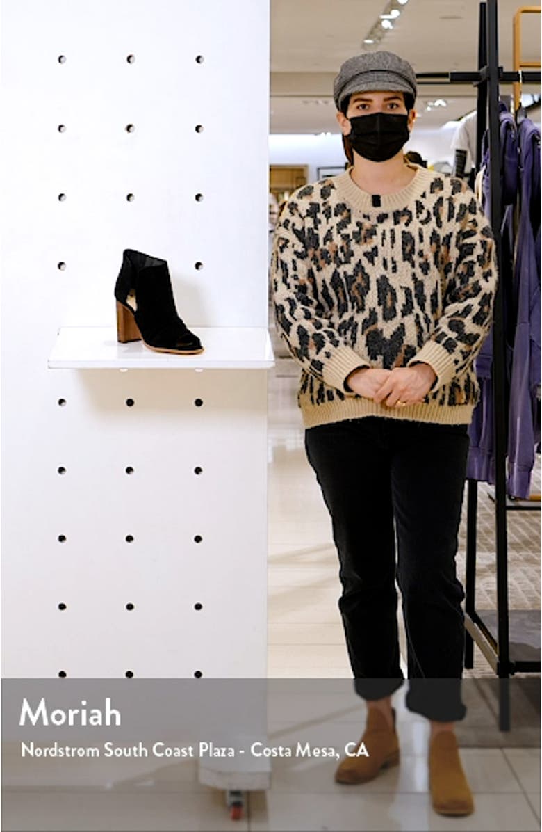 Loyalty Open Toe Bootie, sales video thumbnail