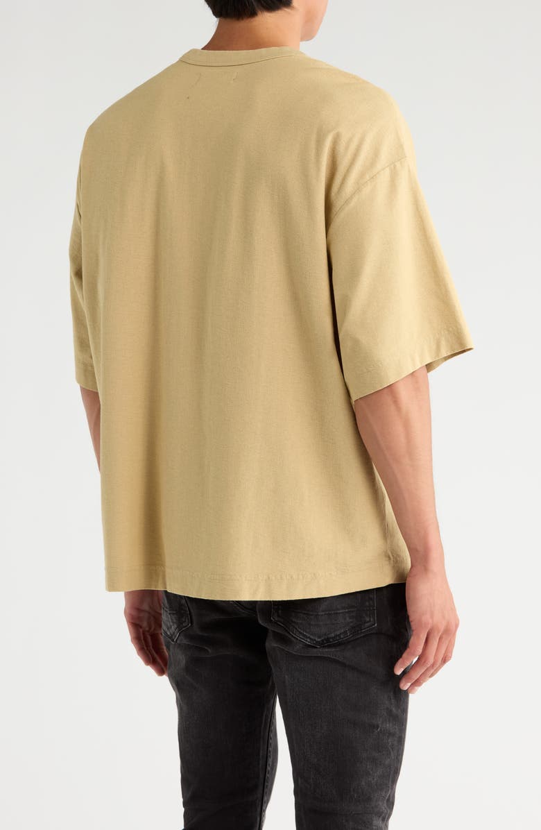 PURPLE BRAND Oversize Logo Graphic T-Shirt, Alternate, color, Tan