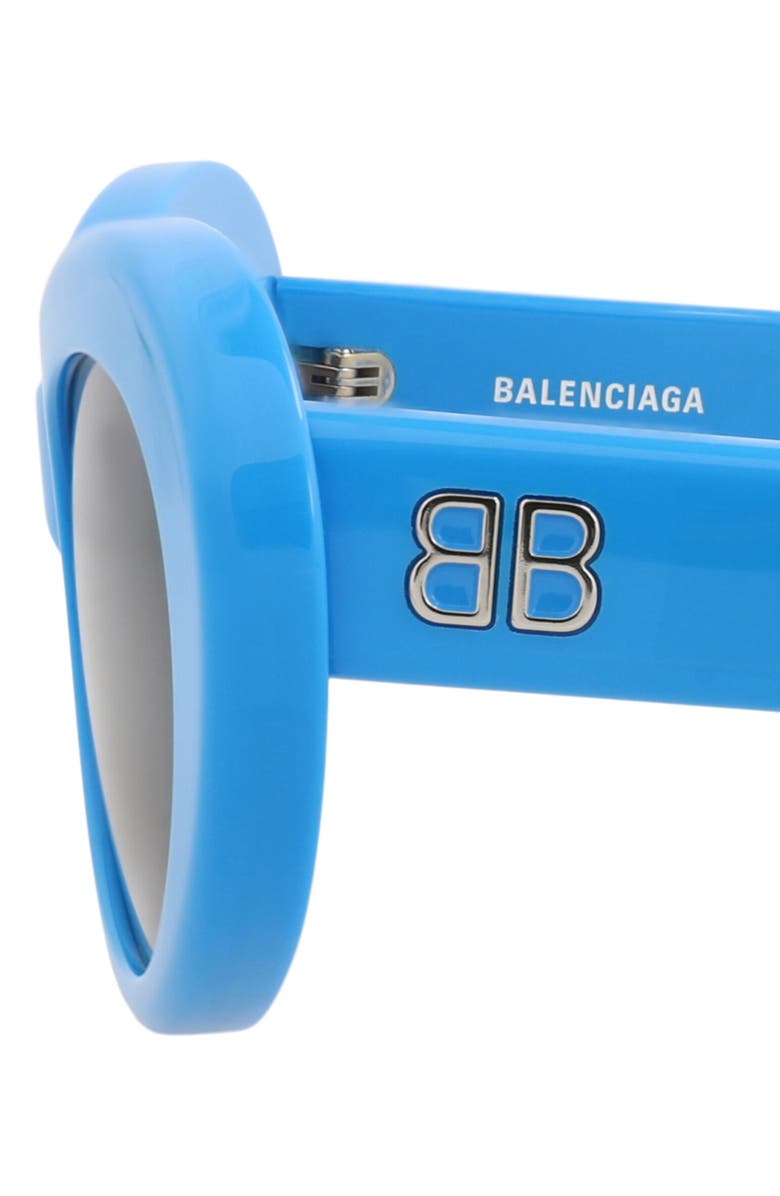 Balenciaga Sunglasses, Alternate, color, Light Blue Light Blue Grey